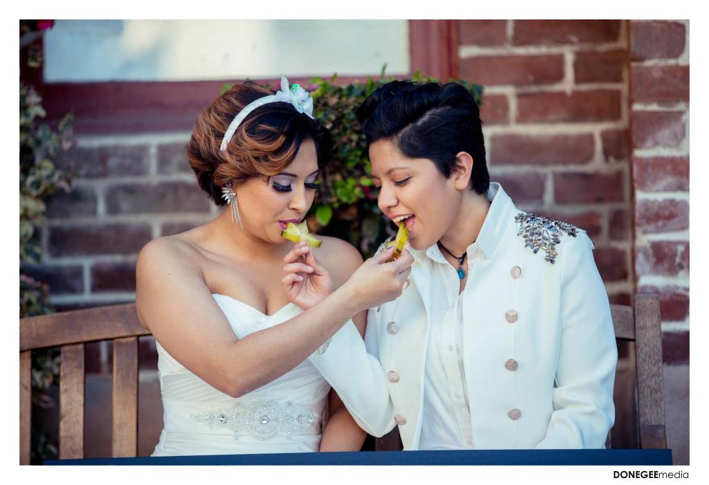 Megan and Diana LGBTQ Wedding in Redlands California 19