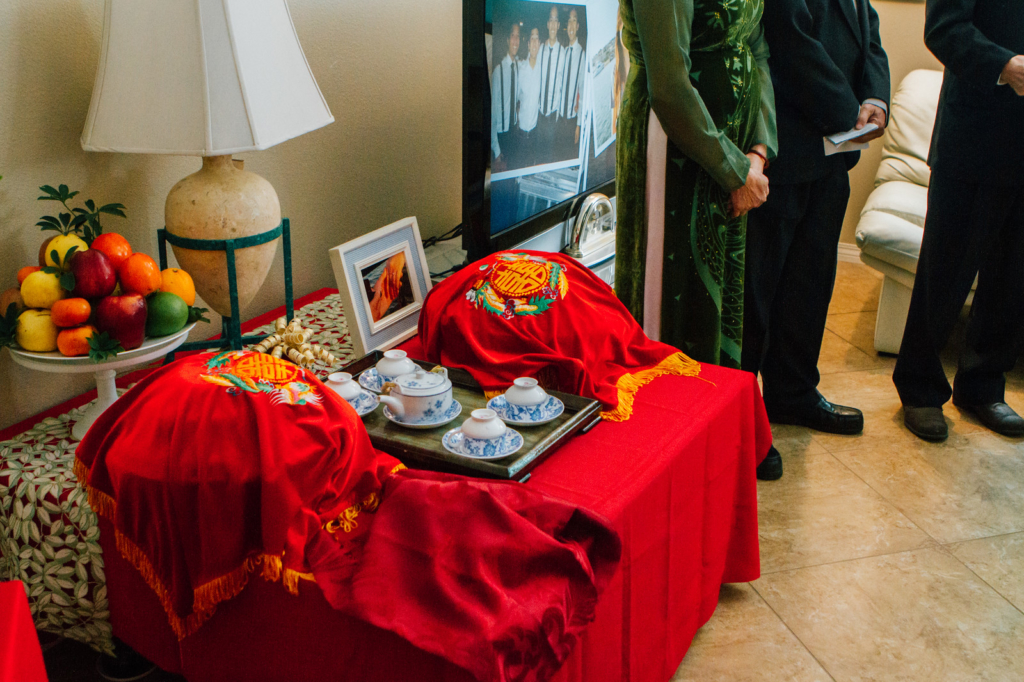 Nam Qua on a table along side the tea